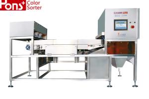 Quality Wide Channel CCD Camera 500kg/H Plastic Belt Color Sorter wholesale