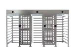 Anti Intrusion Three Lane 30 Watt Full Height Turnstiles