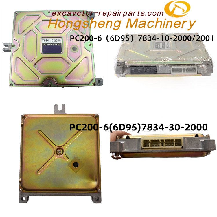 Large Board ECU Replacement Komatsu PC200-6 6D95 7834-10-2001 7834-30-2000