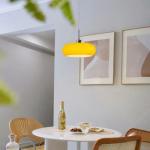 Bauhaus Pendant Light Retro Dining Room Hanging Light Cream Custard Tart Light