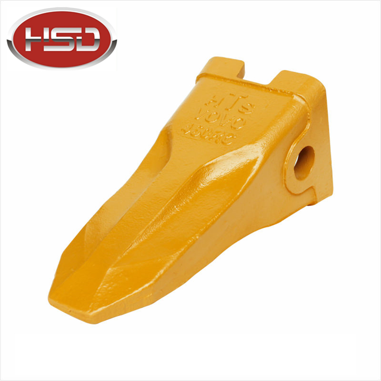 Heavy precision casting rock construction machinery parts excavator bucket teeth from HSD factory with gape mouth