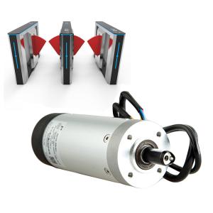 Quality Small DC Servo Motor DC24V 100W 2000rpm Output Torque 23NM Swing Barrier Gate wholesale