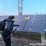 Semi-automatic Wanlv Sunny Single Head Rotary Brush for Solar Panel Cleaning CE