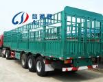 Logistics Fence Semi Trailer for Bulk Cargo and Livestock Transportation in