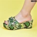 Beautiful Mature Italian Shoes for Lovely Lady Dress Pu Women Summer Shoes Shoes