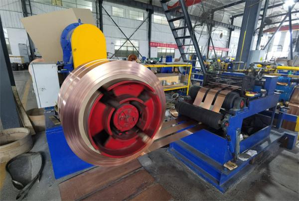 CR Copper Brass coil sheet Slitting Line Machine after cold rolling 0.2 -2.0 X