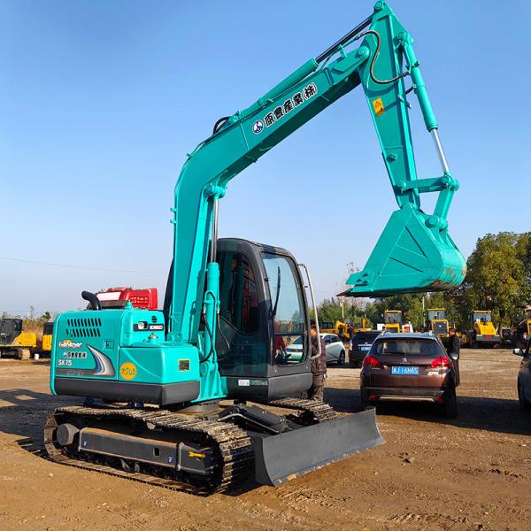 41kw SK 75 Second Hand Kobelco Excavators Engineering Construction Second Hand