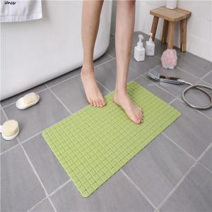 Quality Light Green PVC Anti-Slip Function Washable Bathtub Bathroom Carpets wholesale