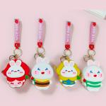 Custom Design 3D Silicone Keying , Souvenir Gifts Soft PVC Rubber Keychain Rapid