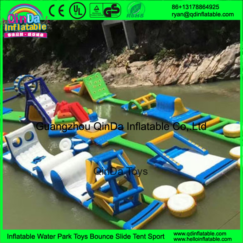 outdoor inflatable water trampoline with slide for sale/ Inflatable Aqua Park/ Water Park Equipment With