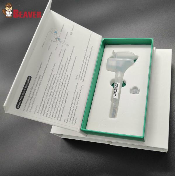 DNA RNA Saliva Collection Kit For Collecting Saliva Samples Hardback, Customizab