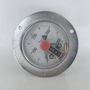 Quality NPT Plastic Electric Contact Pressure Gauges Flange 400 Bar Manometer wholesale