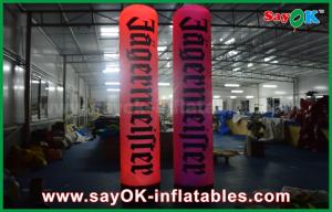 Advertising Inflatable Lighting Pillars / Columns Balloon With Logo Printing