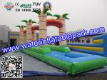 PVC Inflatable Single Lane Slip , Inflatable Water Slide Single Slip