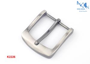 Quality Purse Making Accessories Metal Pin Buckle , Custom Logo Reversible Belt Buckle wholesale