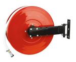 Swivelling Fire Extinguisher Hose Reels , Fire Fighting Equipment For Garden