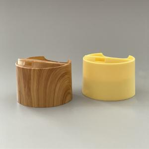Quality Samples US 0.06/Piece 24/410 Wood Disc Cap Disc Top Cap Press Cap for Shampoo Bottle wholesale