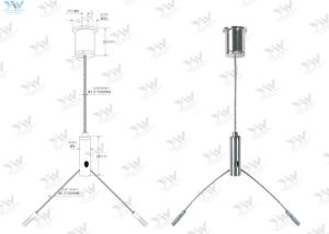 Quality High Precision Aircraft Cable Adjustable Fittings For Hang Panel Lights wholesale