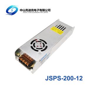 China ROHS Metal Case 12V 16.6A LED Switching Power Supply IP20 200W on sale