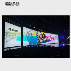 Quality Lightweight Indoor Curved LED Display Screen Rental Low Power Consumption wholesale