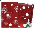 Orange Shopping Transparent PVC Handle Reusable Carrier Bags