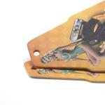 Cotton Paper Hanging Paper Car Air Freshener CMYK Printed