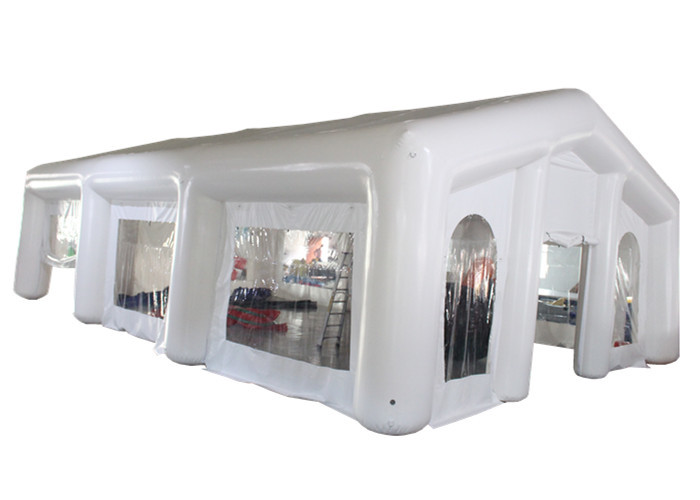 Airight Inflatable Medical Tent , 0.6mm PVC White Inflatable Tent For Emergency
