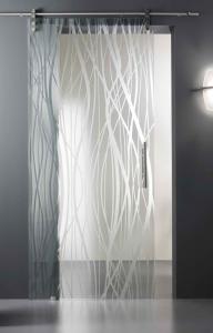 Quality Silkscreening Tempered Glass Door Frosted 5/16&quot; High Strength wholesale