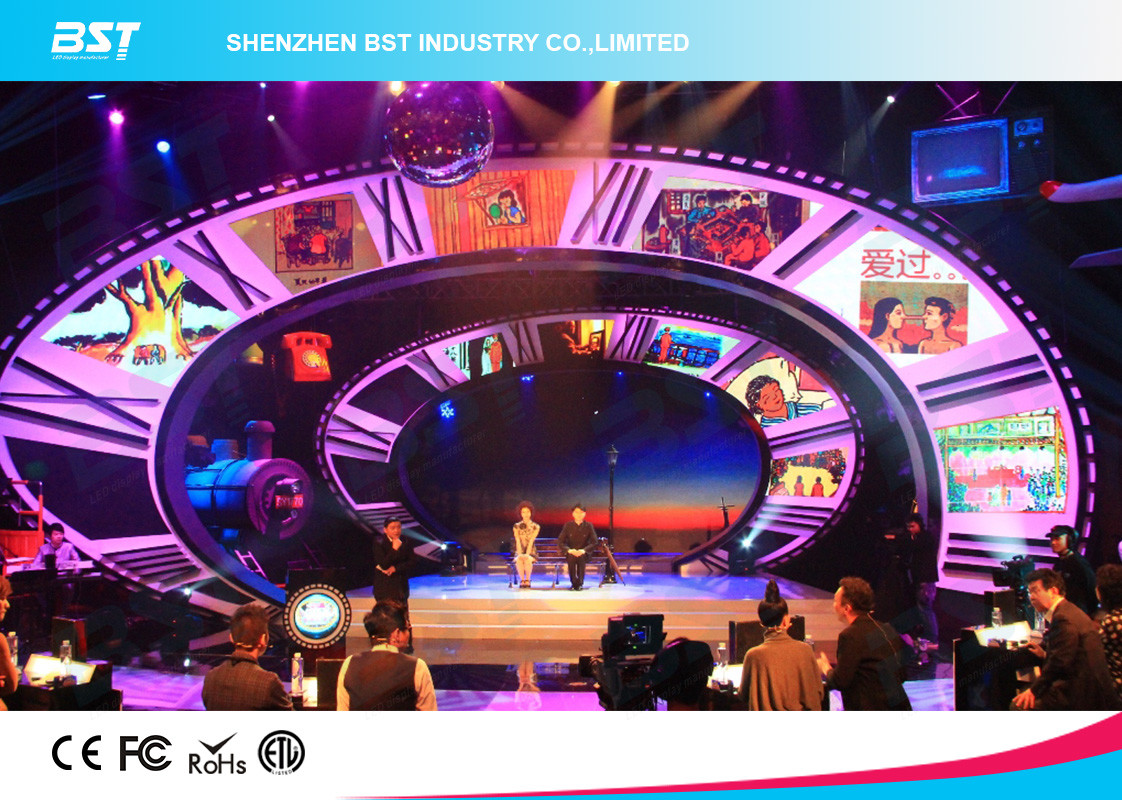 500*1000Mm full color led screen rental or fixed installation die casting aluminum