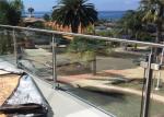 American Standard Stainless Steel Post Glass Railing For Outdoor And Indoor