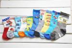 Colorful design knitted terry cotton boys socks in high quality