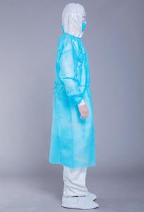 Quality Anti Plasma Non Woven 45GSM GB18401 Pp Disposable Gown wholesale