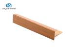 F Shaped T6 Aluminum Stair Nosing Edge Trim Wood Grain Surface Treatment Powder