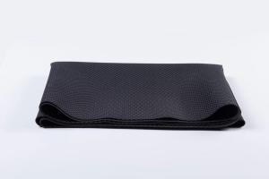 Quality Natural Rubber Yoga Mat, Ultra-Thin foldable Mat, Non-slip Portable Yoga Blanket Travel Pad 1.5mm Black wholesale