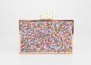 Quality New Fashion Woman Evening Bag Lady Diamond Rhinestone Clutch Bag For Wedding wholesale