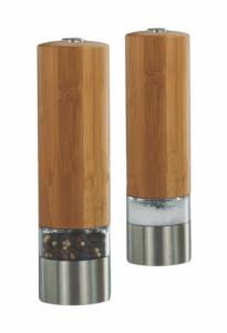 Quality Electric Bamboo pepper or salt grinders wholesale