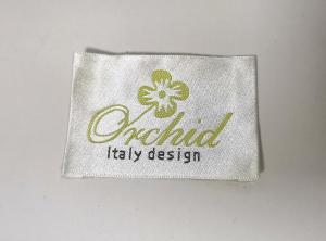 Quality Custom High Density Woven Labels Folding Clothing Woven Labels wholesale