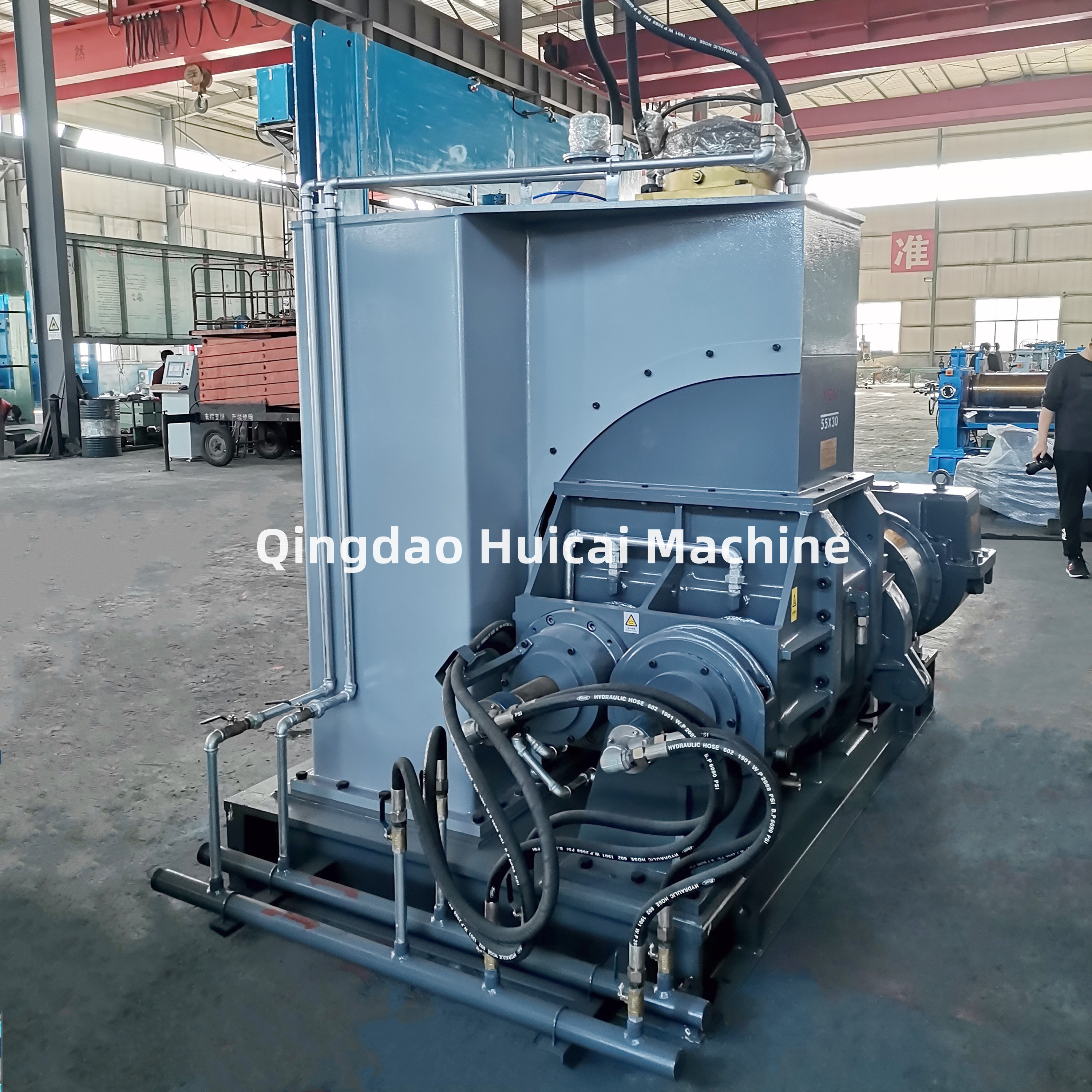 55 kW Driving Motor Power 35L Rubber Dispersion Kneader Banbury Internal Mixer for Mixing