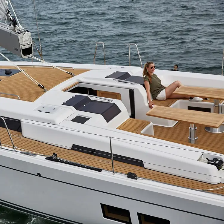 Soundproof EVA Foam Faux Teak Sea Decking for Non-Slip Boat Flooring Mat Marine Carpet