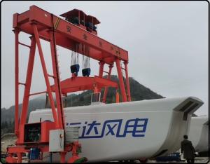 Quality 100 ton tyre crane、Wheeled walking gantry crane、Wheeled mobile gantry of gantry crane、Tire crane for wind power construc wholesale