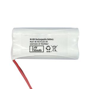 Quality OEM ODM NIMH Battery Pack AA 2.4v 730Mah NIMH Solar Battery wholesale