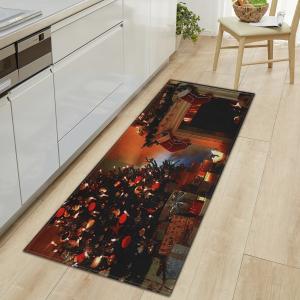 Quality Christmas Tree Kitchen Floor Mats Fatigue Runner Machine Washable wholesale