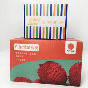 Quality 4.5mm 30kg Stackable Fruit Delivery Boxes Full Color Printing wholesale