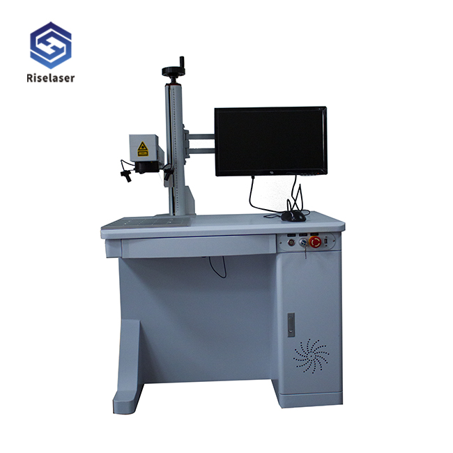 50w 100w 1.5mj Fiber Laser Marker Deep Engraving Air Cooling For Nameplate Jewelry Metal