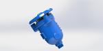 Threaded Flange Combination Air Release Valve Potable Water Pipe Fittings 50