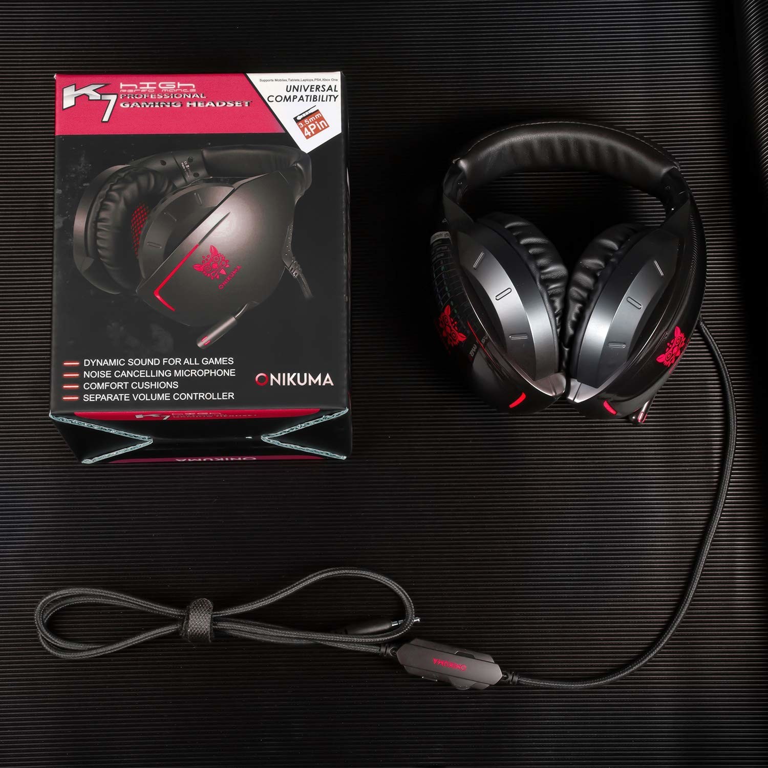 Dynamic Stereo Bass Sound 2.2m 100mA USB Gaming Headset