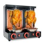 Burners Propane Gyro Machine Broiler Kebab Doner Shawarma Automatic Vertical