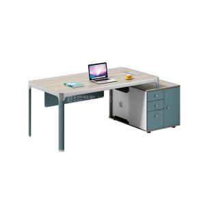 Quality L Shape Executive Office Table , 16mm E1 Office Computer Desk wholesale