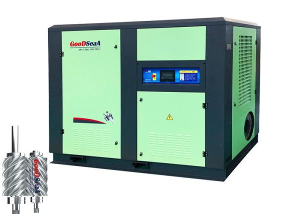 PLC 30KW Energy Saving Rotary Screw Blower / Positive Displacement Blower 15-25m