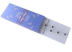 Quality Microblading Divider 4 Prong Acrylic Golden Mean Calipers For Perfect Eyebrow Shape wholesale